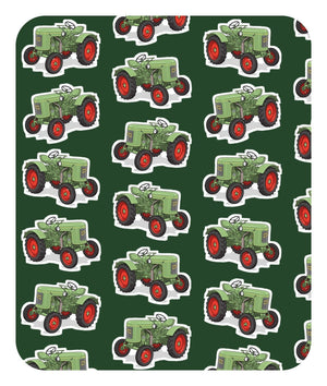 Furrow & Fields Baby Bodysuit Baby Fendt Dieselross Tractor Bodysuit – Green Pattern Quality Farmers Merch