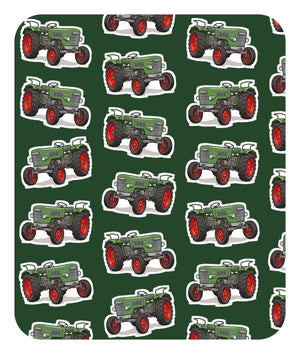 Furrow & Fields Baby Bodysuit Baby Fendt Farmer 2 Tractor Bodysuit – Green Pattern Quality Farmers Merch