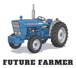 Furrow & Fields Baby Bodysuit Baby Ford 3000 Tractor Bodysuit – Future Farmer Quality Farmers Merch