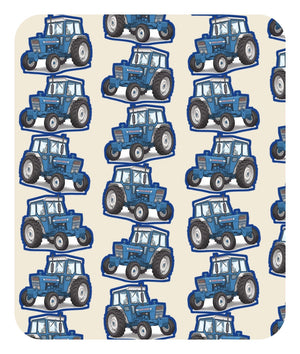 Furrow & Fields Baby Bodysuit Baby Ford 4000 Tractor Bodysuit – Cream Pattern Quality Farmers Merch