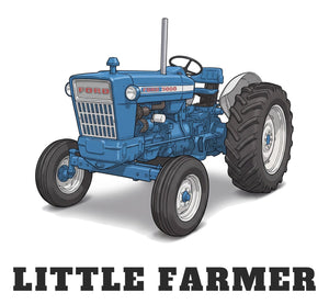 Furrow & Fields Baby Bodysuit Baby Ford 5000 Tractor Bodysuit – Little Farmer Quality Farmers Merch