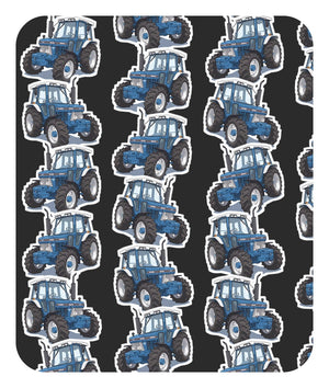 Furrow & Fields Baby Bodysuit Baby Ford 5610 Tractor Bodysuit – Charcoal Pattern Quality Farmers Merch