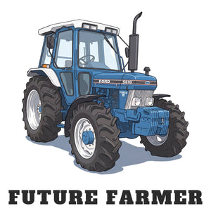 Furrow & Fields Baby Bodysuit Baby Ford 5610 Tractor Bodysuit – Future Farmer Quality Farmers Merch