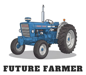 Furrow & Fields Baby Bodysuit Baby Ford 7000 Tractor Bodysuit – Future Farmer Quality Farmers Merch