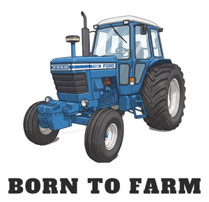 Furrow & Fields Baby Bodysuit Baby Ford 7700 Tractor Bodysuit – Born to Farm Quality Farmers Merch