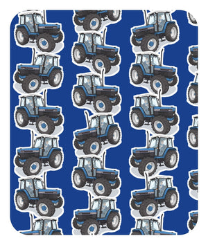 Furrow & Fields Baby Bodysuit Baby Ford 7740 Tractor Bodysuit – Blue Pattern Quality Farmers Merch