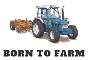 Furrow & Fields Baby Bodysuit Baby Ford 7810 Tractor Bodysuit – Born to Farm Quality Farmers Merch