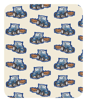 Furrow & Fields Baby Bodysuit Baby Ford 7810 Tractor Bodysuit – Cream Pattern Quality Farmers Merch