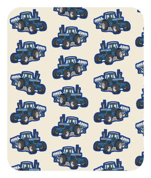 Furrow & Fields Baby Bodysuit Baby Ford 9700 Tractor Bodysuit – Cream Pattern Quality Farmers Merch