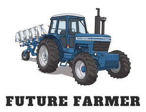 Furrow & Fields Baby Bodysuit Baby Ford 9700 Tractor Bodysuit – Future Farmer Quality Farmers Merch