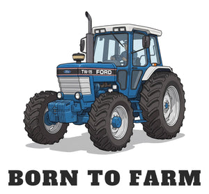 Furrow & Fields Baby Bodysuit Baby Ford TW-15 Tractor Bodysuit – Born to Farm Quality Farmers Merch