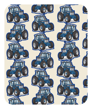 Furrow & Fields Baby Bodysuit Baby Ford TW-15 Tractor Bodysuit – Cream Pattern Quality Farmers Merch