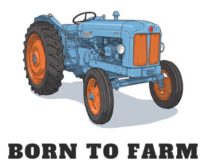 Furrow & Fields Baby Bodysuit Baby Fordson Major Tractor Bodysuit – Born to Farm Quality Farmers Merch
