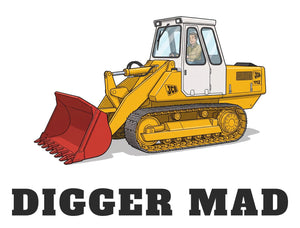 Furrow & Fields Baby Bodysuit Baby JCB 112 Digger Bodysuit – Digger Mad Quality Farmers Merch