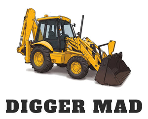 Furrow & Fields Baby Bodysuit Baby JCB 3CX Sitemaster Plus Digger Bodysuit – Digger Mad Quality Farmers Merch
