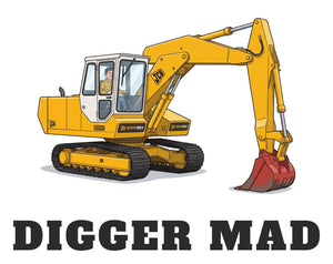 Furrow & Fields Baby Bodysuit Baby JCB 804 Digger Bodysuit – Digger Mad Quality Farmers Merch