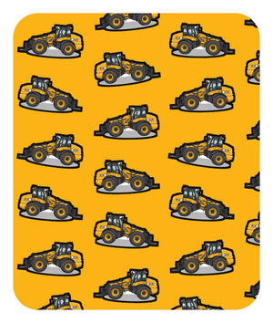 Furrow & Fields Baby Bodysuit Baby JCB TM420 Digger Bodysuit – Yellow Pattern Quality Farmers Merch