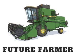 Furrow & Fields Baby Bodysuit Baby John Deere 1085 Combine Bodysuit – Future Farmer Quality Farmers Merch