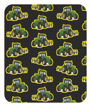 Furrow & Fields Baby Bodysuit Baby John Deere 4350 Tractor Bodysuit – Charcoal Pattern Quality Farmers Merch