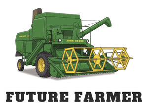 Furrow & Fields Baby Bodysuit Baby John Deere 530 Combine Bodysuit – Future Farmer Quality Farmers Merch