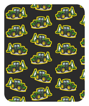 Furrow & Fields Baby Bodysuit Baby John Deere 6910 Tractor Bodysuit – Charcoal Pattern Quality Farmers Merch