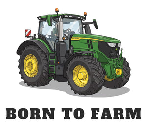 Furrow & Fields Baby Bodysuit Baby John Deere 6R 250 Tractor Bodysuit – Born to Farm Quality Farmers Merch