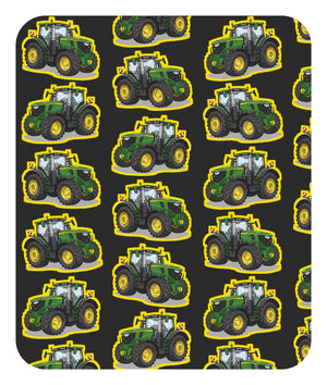 Furrow & Fields Baby Bodysuit Baby John Deere 6R 250 Tractor Bodysuit – Charcoal Pattern Quality Farmers Merch
