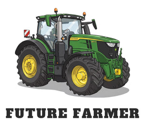Furrow & Fields Baby Bodysuit Baby John Deere 6R 250 Tractor Bodysuit – Future Farmer Quality Farmers Merch