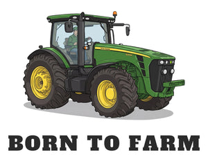 Furrow & Fields Baby Bodysuit Baby John Deere 8345R Tractor Bodysuit – Born to Farm Quality Farmers Merch