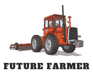 Furrow & Fields Baby Bodysuit Baby Massey Ferguson 1200 Tractor Bodysuit – Future Farmer Quality Farmers Merch