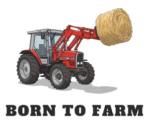Furrow & Fields Baby Bodysuit Baby Massey Ferguson 3070 Tractor Bodysuit – Born to Farm Quality Farmers Merch