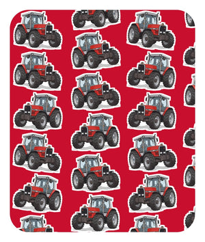 Furrow & Fields Baby Bodysuit Baby Massey Ferguson 3075 Tractor Bodysuit – Red Pattern Quality Farmers Merch