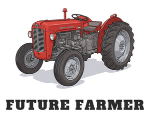 Furrow & Fields Baby Bodysuit Baby Massey Ferguson 35X Tractor Bodysuit – Future Farmer Quality Farmers Merch