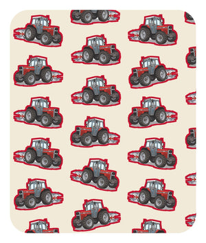 Furrow & Fields Baby Bodysuit Baby Massey Ferguson 375 Tractor Bodysuit – Cream Pattern Quality Farmers Merch