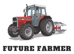 Furrow & Fields Baby Bodysuit Baby Massey Ferguson 375 Tractor Bodysuit – Future Farmer Quality Farmers Merch