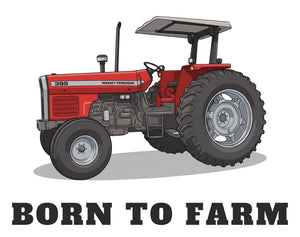Furrow & Fields Baby Bodysuit Baby Massey Ferguson 399 Tractor Bodysuit – Born to Farm Quality Farmers Merch