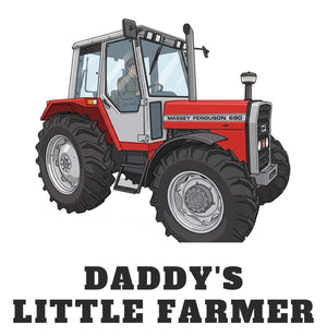 Furrow & Fields Baby Bodysuit Baby Massey Ferguson 690 Tractor Bodysuit – Daddy's Little Farmer Quality Farmers Merch