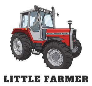 Furrow & Fields Baby Bodysuit Baby Massey Ferguson 690 Tractor Bodysuit – Little Farmer Quality Farmers Merch