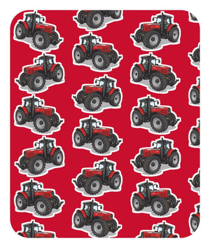 Furrow & Fields Baby Bodysuit Baby Massey Ferguson 7495 Tractor Bodysuit – Red Pattern Quality Farmers Merch