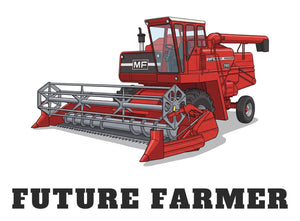Furrow & Fields Baby Bodysuit Baby Massey Ferguson 760 Combine Bodysuit – Future Farmer Quality Farmers Merch