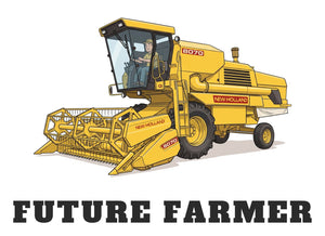 Furrow & Fields Baby Bodysuit Baby New Holland 8070 Combine Bodysuit – Future Farmer Quality Farmers Merch