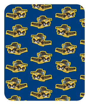 Furrow & Fields Baby Bodysuit Baby New Holland CR 9090 Combine Bodysuit – Blue Pattern Quality Farmers Merch