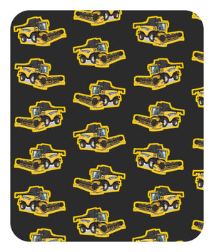 Furrow & Fields Baby Bodysuit Baby New Holland CR 9090 Combine Bodysuit – Charcoal Pattern Quality Farmers Merch