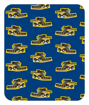 Furrow & Fields Baby Bodysuit Baby New Holland CR9.90 Combine Bodysuit – Blue Pattern Quality Farmers Merch