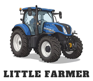 Furrow & Fields Baby Bodysuit Baby New Holland T7.225 Tractor Bodysuit – Little Farmer Quality Farmers Merch