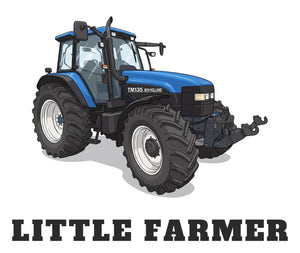 Furrow & Fields Baby Bodysuit Baby New Holland TM 135 Tractor Bodysuit – Little Farmer Quality Farmers Merch