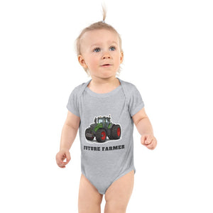 Furrow & Fields Baby Bodysuit Heather / 12 months Baby Fendt 1050 Vario Tractor Bodysuit – Future Farmer Quality Farmers Merch