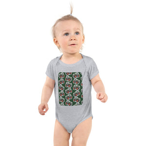 Furrow & Fields Baby Bodysuit Heather / 12 months Baby Fendt 939 Vario Tractor Bodysuit – Green Pattern Quality Farmers Merch