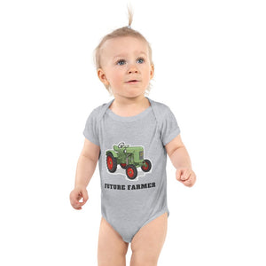 Furrow & Fields Baby Bodysuit Heather / 12 months Baby Fendt Dieselross Tractor Bodysuit – Future Farmer Quality Farmers Merch