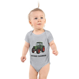 Furrow & Fields Baby Bodysuit Heather / 12 months Baby Fendt Favorit 611 Tractor Bodysuit – Future Farmer Quality Farmers Merch